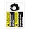 Signmission ANSI Caution Sign, Caution Hearing Protection, 10in X 7in Rigid Plastic, 7" H, 10" W, Landscape OS-CS-P-710-L-19744 - alternate 1